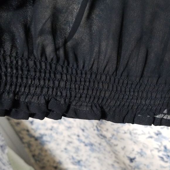 A.N.A black flowy top blouse - Picture 5 of 6